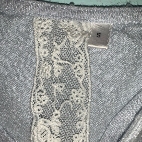 Sadie and sage baby blue spaghetti strap tank top - Picture 3 of 4